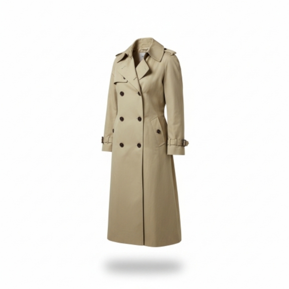 Etienne Aigner Tan Trench OverCoat - Picture 3 of 10